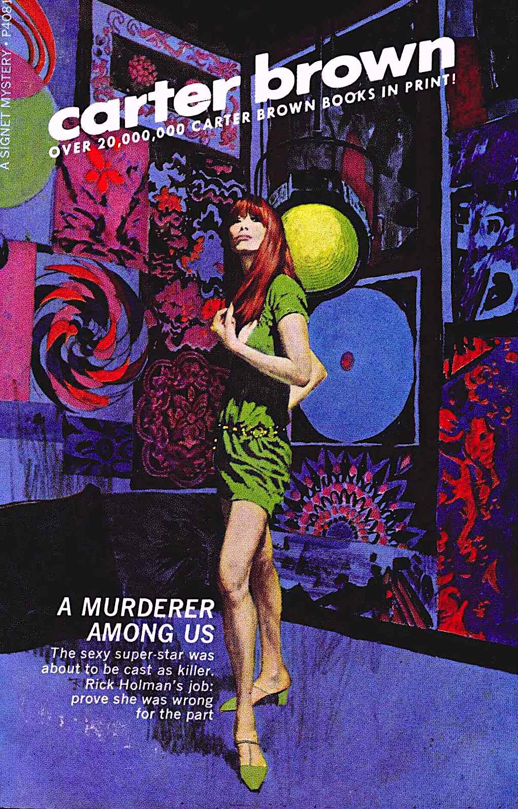 a Robert McGinnis illustration for Carter Brown