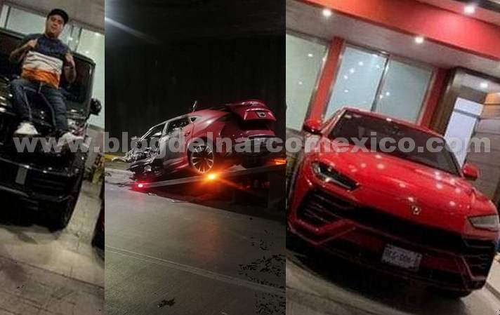 Video y Fotos: El Chucky miembro del CJNG se hizo mierd... al chocar e incendiar su Lamborghini de mas de 5 millones de pesos contra muro en Guadalajara