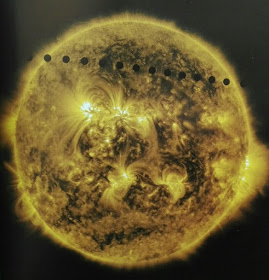 Transito de Venus por delante del Sol