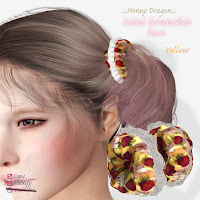 .:.Honey Dragon.:. Mini scrunchie lace yellow