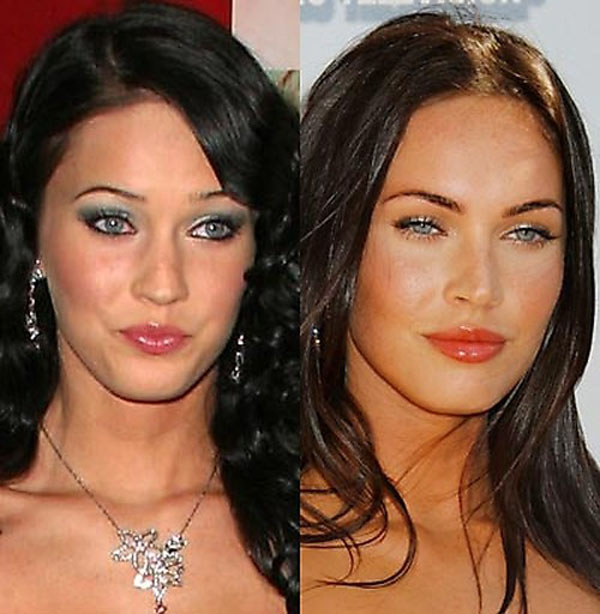 pictures of megan fox before and after plastic surgery. plastic surgery celebs