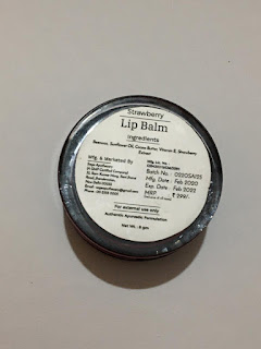 Sage Apothecary Strawberry Lip Balm Ingredients