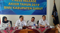 Rilis Akhir Tahun 2019, BNN Kabupaten Garut Beberkan Sejumlah Capaian Kinerja