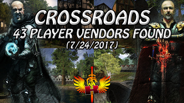 Crossroads, 43 Player Vendors Found (7/23/2017) 💰 Shroud Of The Avatar Market Watch