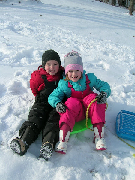 Sledding...