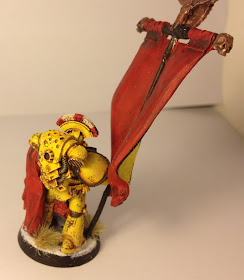 Pre-Heresy Imperial Fists Standard Bearer