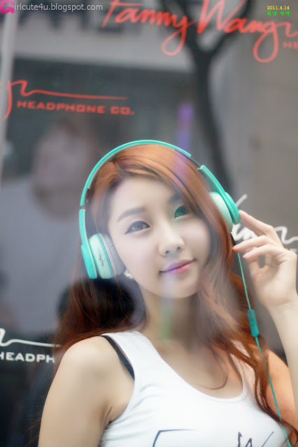 6 Go Jung Ah for Fanny Wang Headphone-very cute asian girl-girlcute4u.blogspot.com
