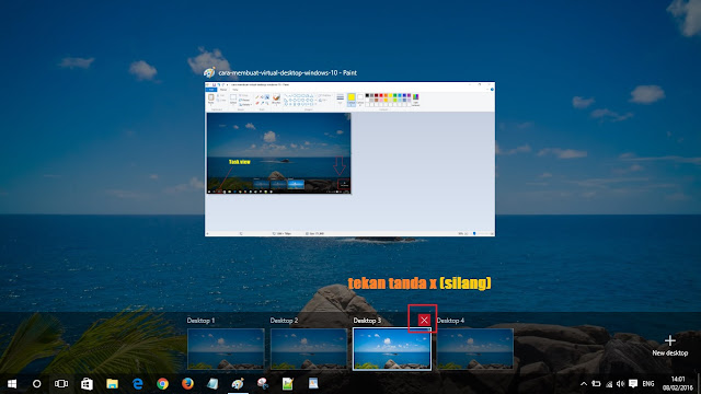 cara menutup virtual desktop