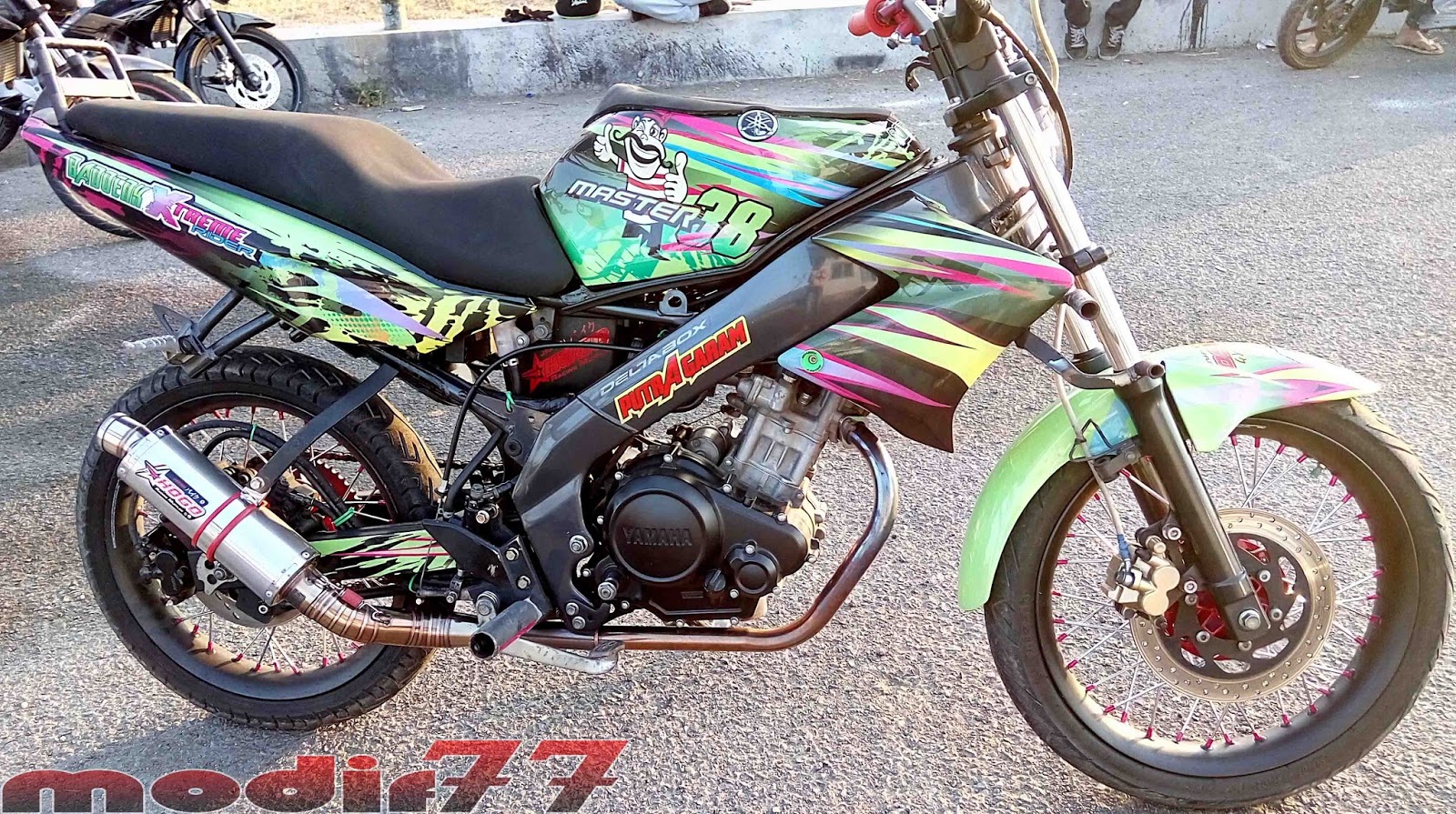 Modifikasi Vixion Green Dark Free Style Motor Master 38 PMKS