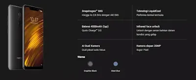 spesifikasi xiaomi pocophone f1