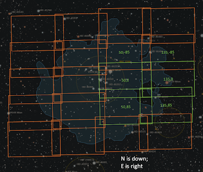 mosaic planning for the Rosette Nebula