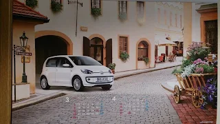 Volkswagen 2014年カレンダー（3月/4月）