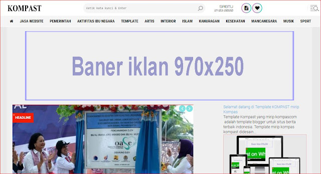 jual template mirip kompas yaitu kompast