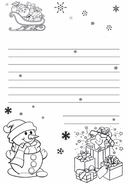 coloring page, boy, girl, Christmas, leisure, winter, Santa