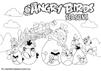 Angry Bird Coloring Pages