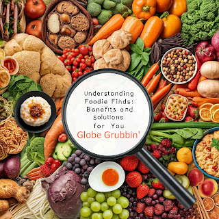 A colorful array of Tokyo's unique konbini snacks and treats, paired with the text: 'Foodie Finds encourages individuals to step outside their culinary comfort zones and try new dishes, ingredients, and cooking styles from different cultures.