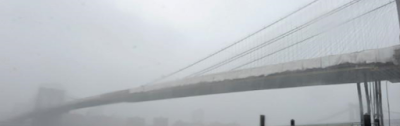 Bridge with mist