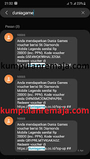 Cara Redeem Voucher Mobile Legends Pada Paket GameMax