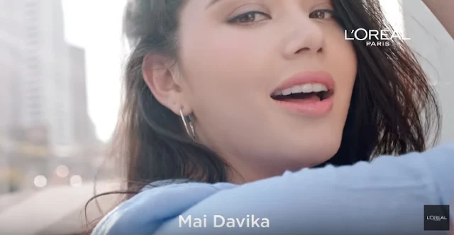 Mai Davika Hoorne Bintang Cewek Iklan Loreal Paris