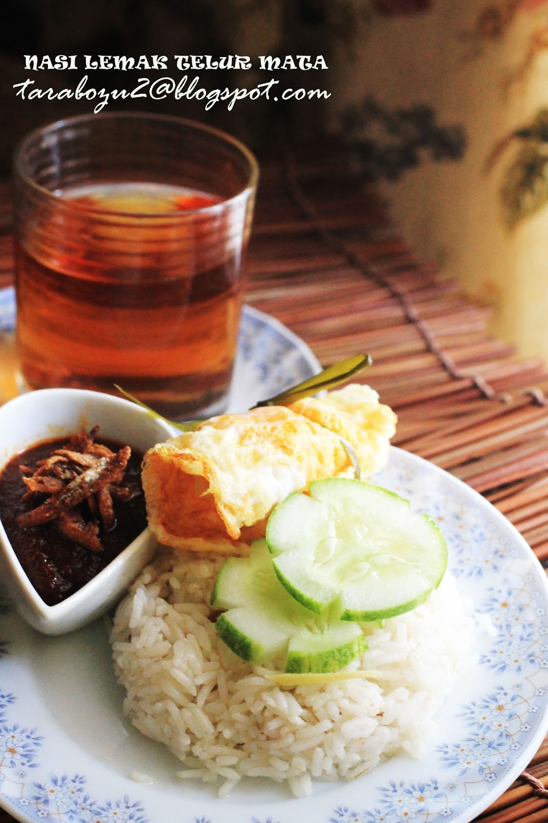 NASI LEMAK TELUR MATA  AIR TANGAN ZUHAIDA