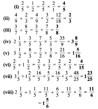 Solutions Class 7 गणित Chapter-2 (भिन्न एवं दशमलव)