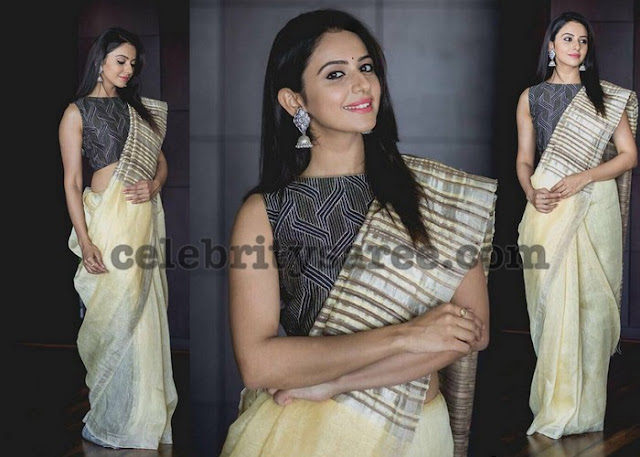 Rakul Preet Singh in Soumitra Saree