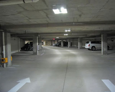 LED parking garage lighting