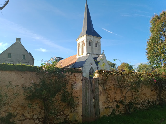 Church, La Celle Guenand, Indre et Loire, France. Photo by Loire Valley Time Travel.