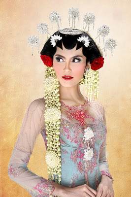 kind hairstyles: Indonesian wedding hairstyles