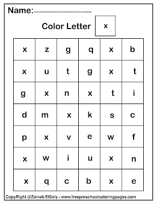 color by letter free preschool coloring pages for kindergarten