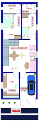 house plan (18×47)Sqft ,850 Square feet ghar ka naksha