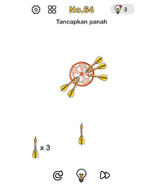 Tancapkan panah.