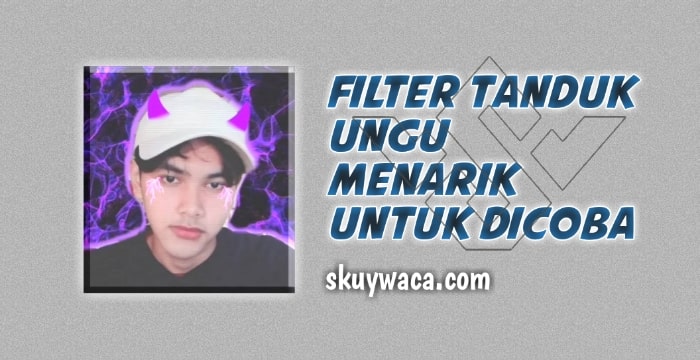 filter tanduk ungu keren