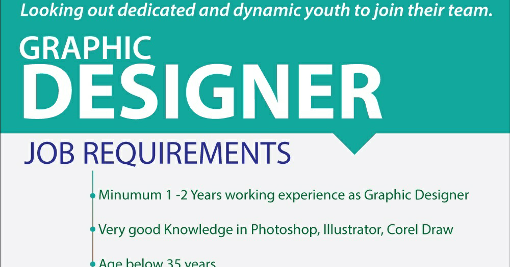  Contoh  Job Vacancy Graphic Designer Beserta Application 