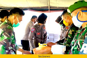 Budaya Gotong Royong TNI-Polri Tetap Melekat di Tengah Covid-19 di KSB 