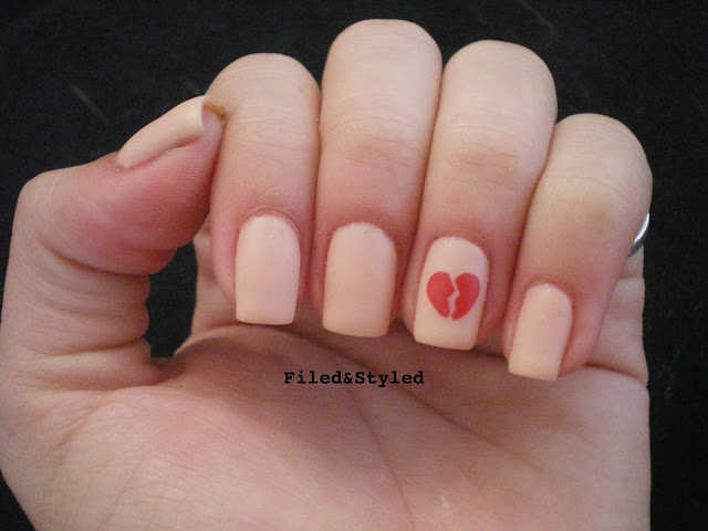 Broken Heart Nails