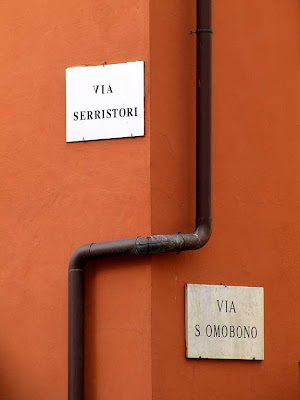 Corner of via Serristori and via Sant'Omobono, Livorno