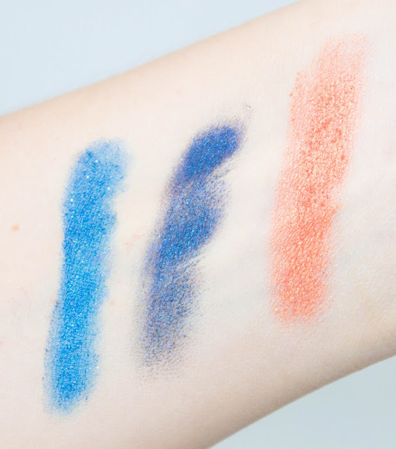 swatchs-fards-bleu-orange-maquillage