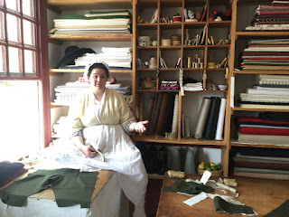 Colonial Williamsburg shopkeeper