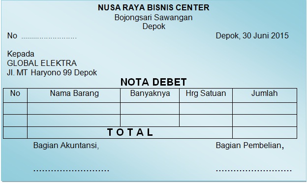 Bukti Transaksi  Administrasi Transaksi