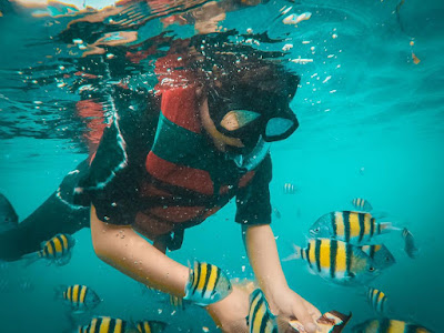 Snorkeling Pantai Pangandaran