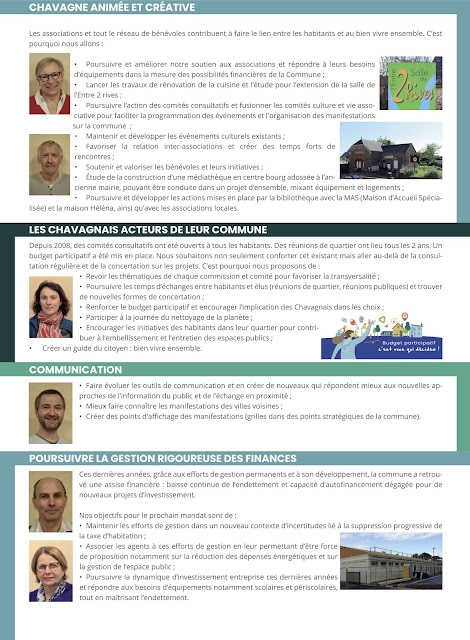 Elections municipales 2020 - Chavagne ensemble - Programme - page 5