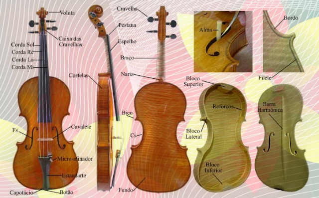 Violino na Clave - Conheça Cada Parte do Violino