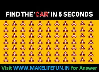 Find the car in this image in 05 seconds it's challenge ?