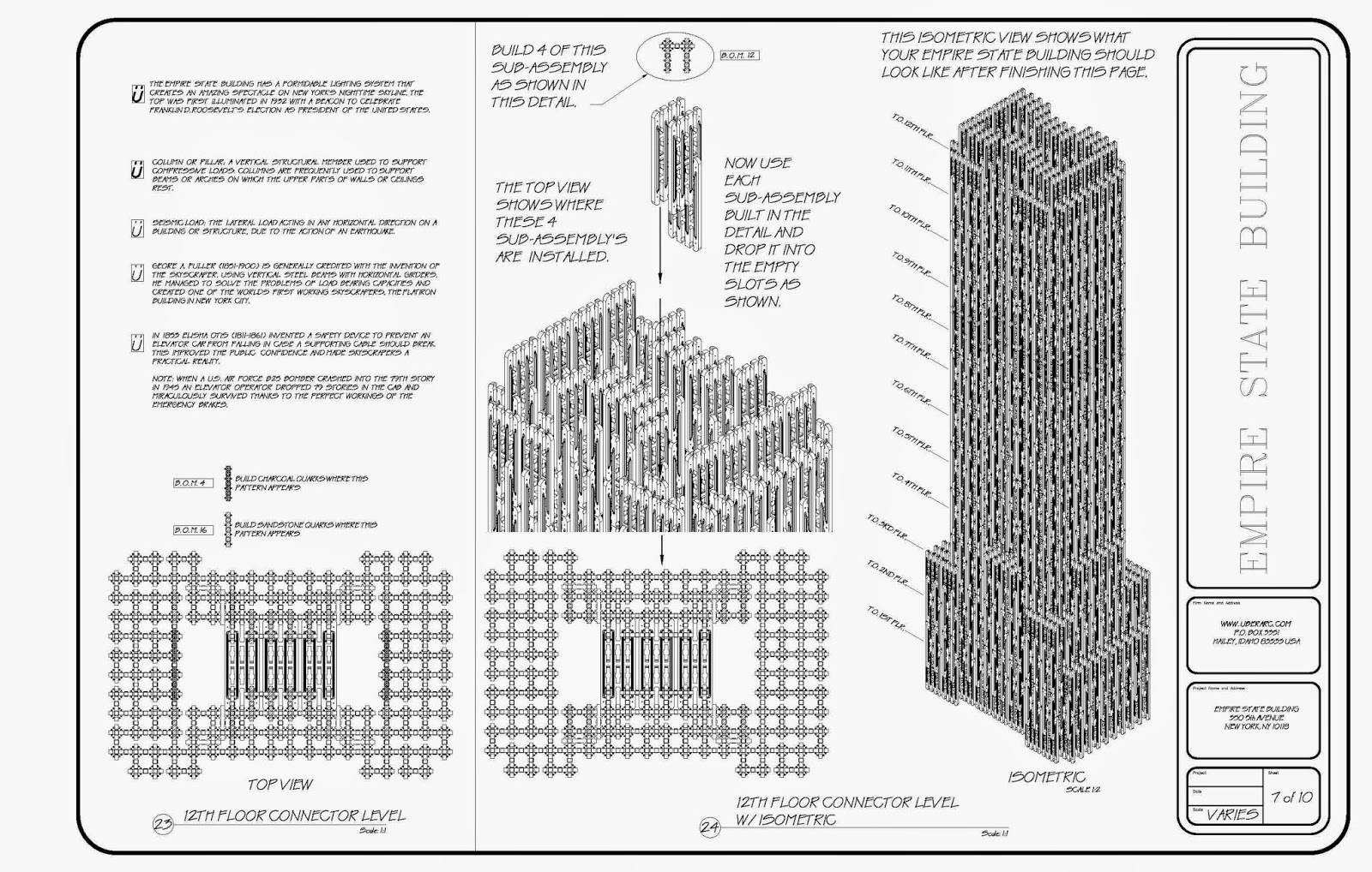 Empire State Building Plans