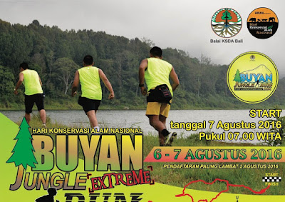 Buyan Jungle Extreme Run 10K 2016 Bali Danau Buyan Danau Tamblingan Hari Konservasi Alam Nasional