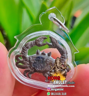 Thai Amulet Rian Phaya Pu Nee Sap (Wealthy Crab) Blessing LP Nim Wat Putthamongkol