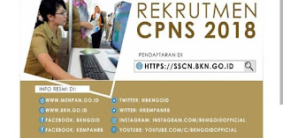 Ini dia situs RESMI REKRUTMEN, info resmi CPNS 2018 Dibuka tanggal 26 September- 10 Oktober serbaada98.blogspot.com