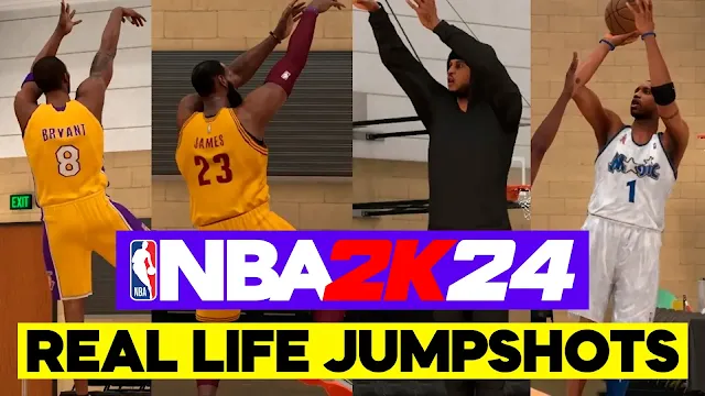 NBA 2K24 Ultimate Real Life Jumpshots Mod Pack