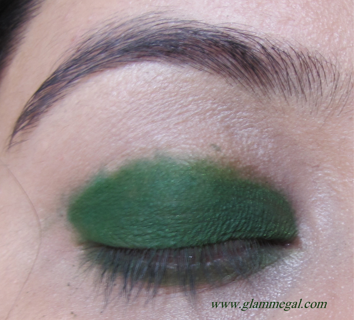 MAKEUP TUTORIAL GO GREEN ON THE EYES GLAMMEGAL